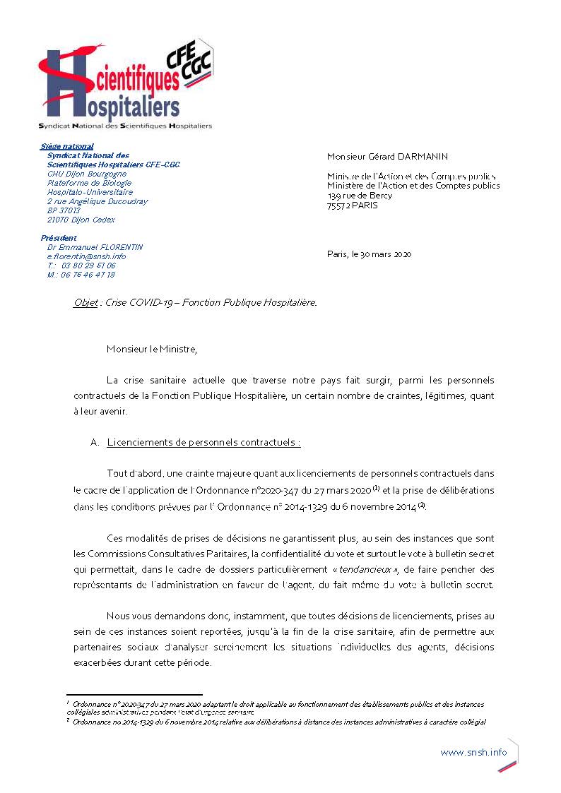 Ordonnance 2020-347 – Syndicat National Des Scientifiques Hospitaliers ...